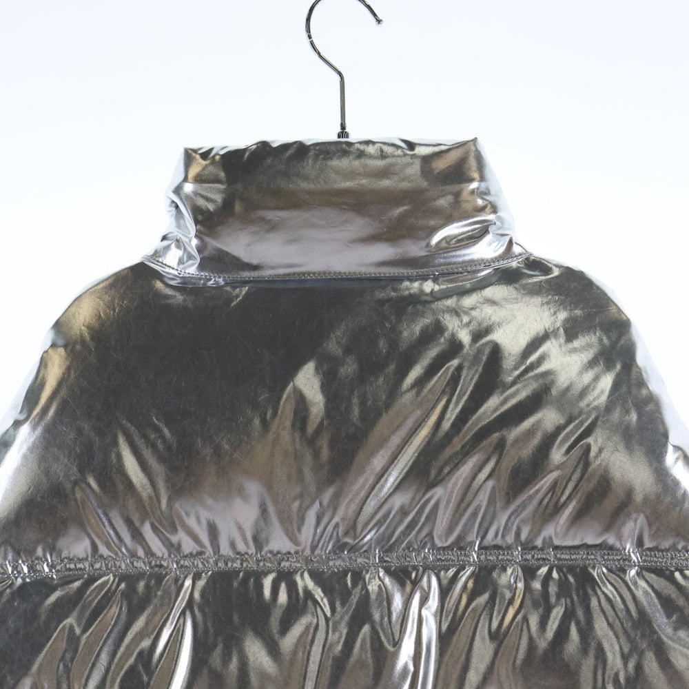 VETEMENTS(ヴェトモン) 20AW PUFFED JACKET オーバーサイズ ドローコード付き ジップアップ ダウンジャケット シルバー