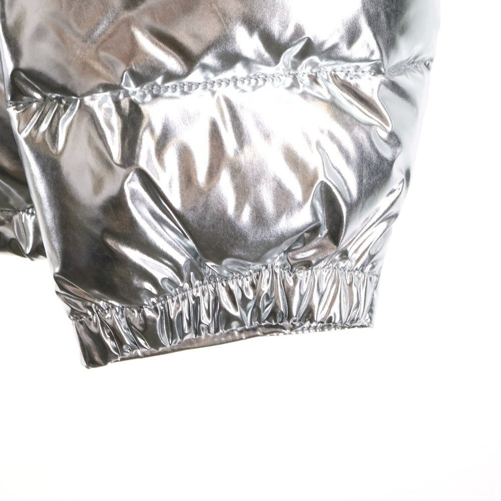 VETEMENTS(ヴェトモン) 20AW PUFFED JACKET オーバーサイズ ドローコード付き ジップアップ ダウンジャケット シルバー