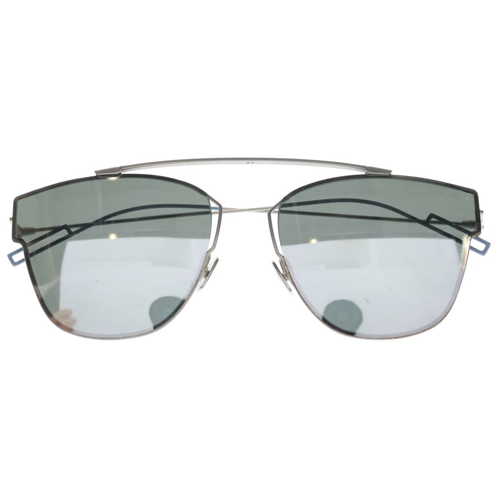 Dior HOMME(ディオールオム) メタリックレンズ メタルフレームサングラス アイウェア シルバー 0204FS