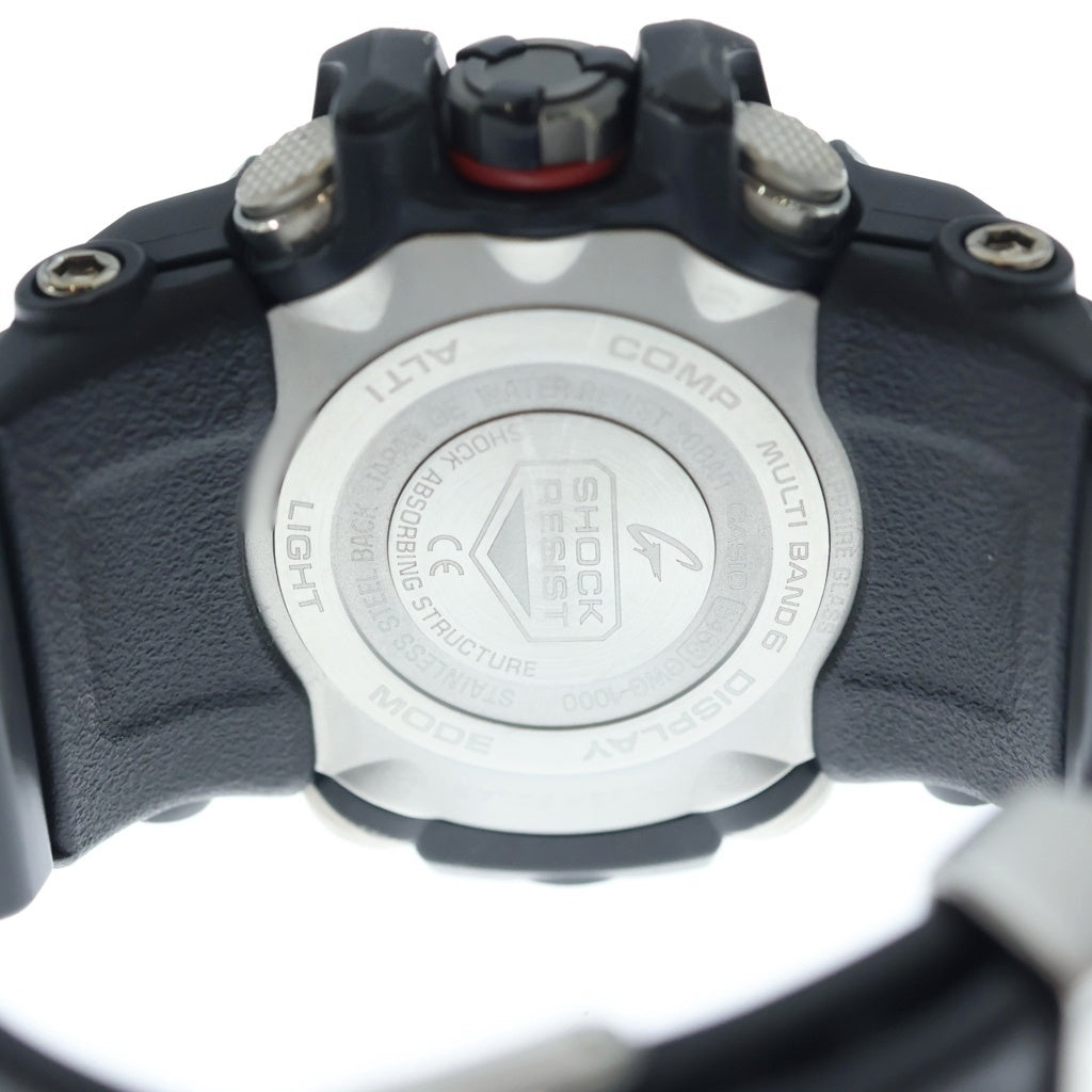 CASIO G-SHOCK(カシオ ジーショック) MUDMASTER マッドマスター アナデジウォッチ 腕時計 ブラック GWG-1000-1A3JF