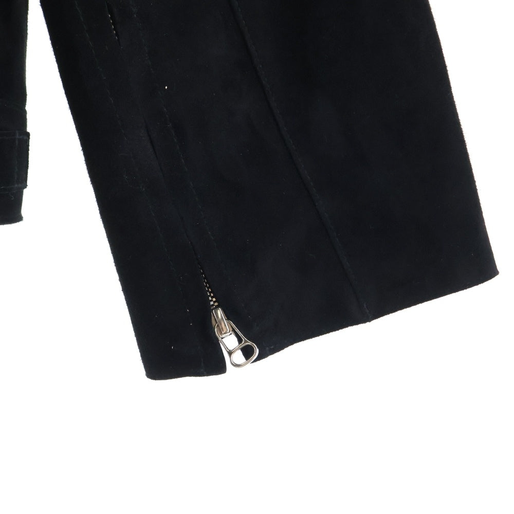 ANCELLM(アンセルム) 26SS GEEP LEATHER JACKET ギープレザー ジップアップジャケット ブラック ANC-JK84-B