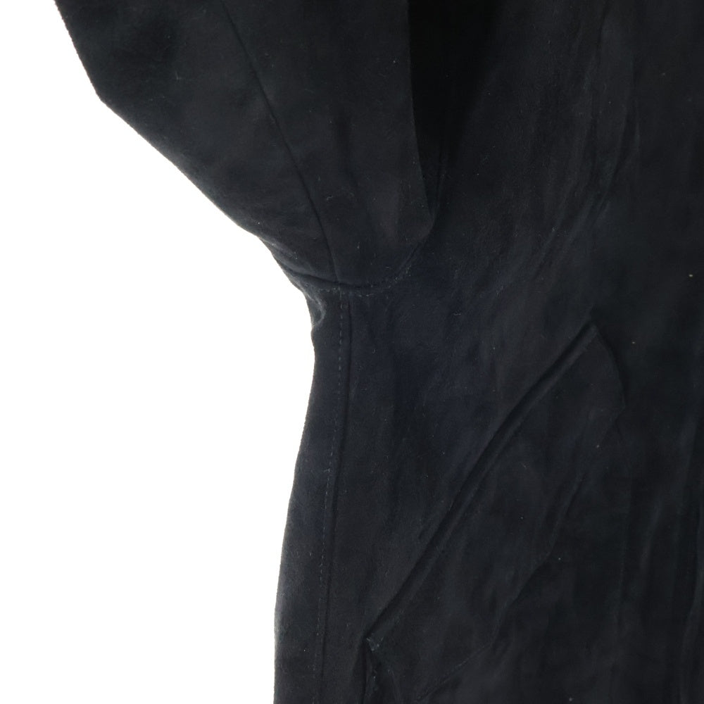 ANCELLM(アンセルム) 26SS GEEP LEATHER JACKET ギープレザー ジップアップジャケット ブラック ANC-JK84-B