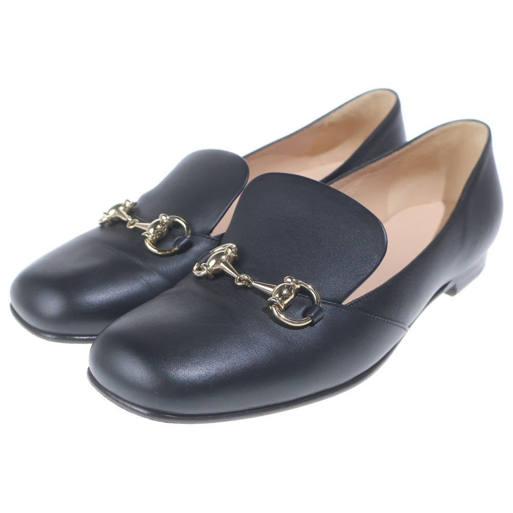 GUCCI(グッチ) ホースビット レザーパンプス レディース ブラック 466792