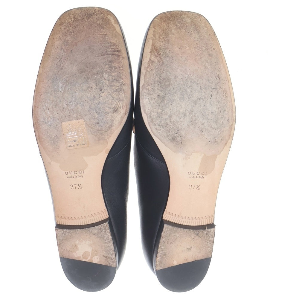GUCCI(グッチ) ホースビット レザーパンプス レディース ブラック 466792