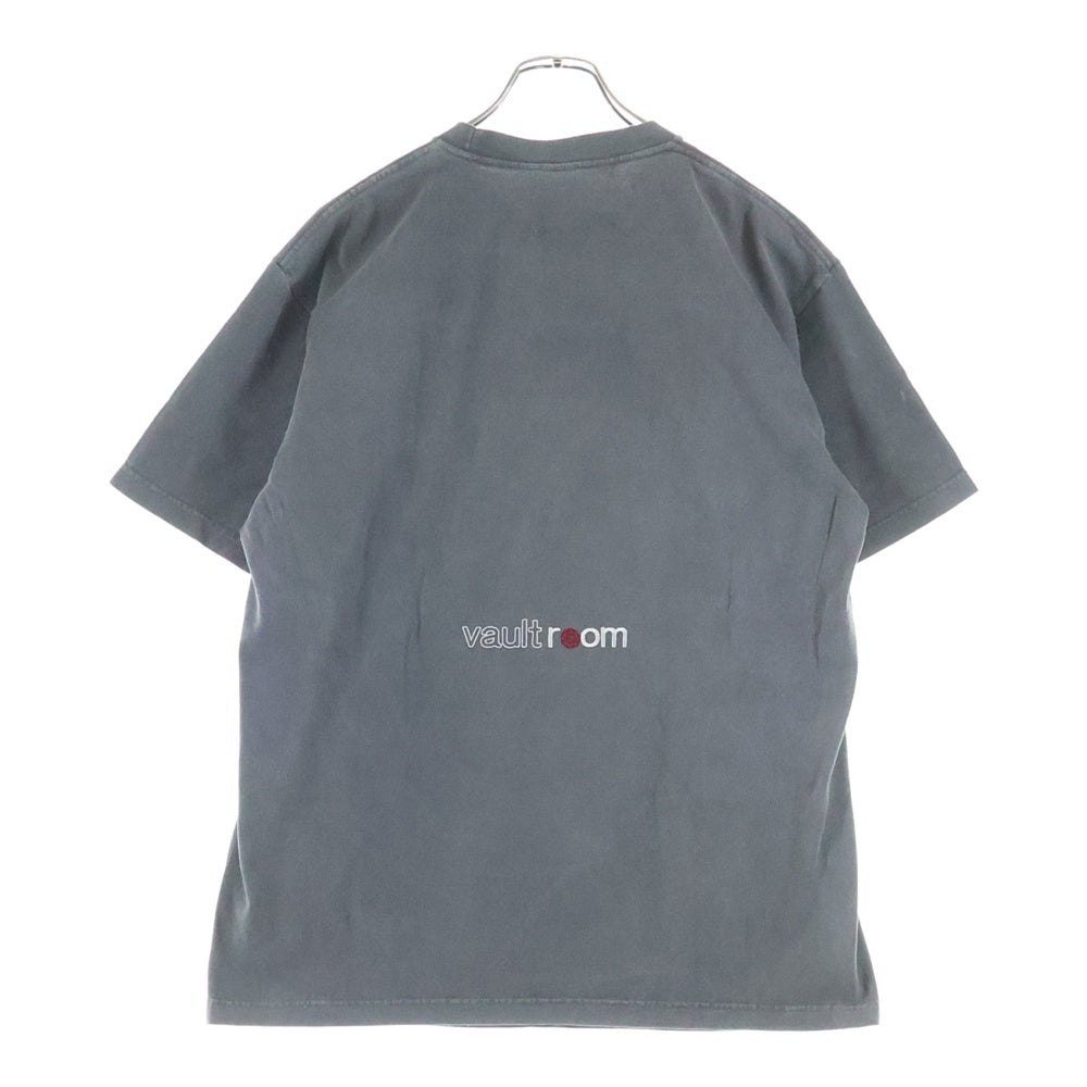 VAULTROOM(ボルトルーム) 鋼の錬金術師 フロントプリント ピグメント クルーネック 半袖Tシャツ カットソー グレー