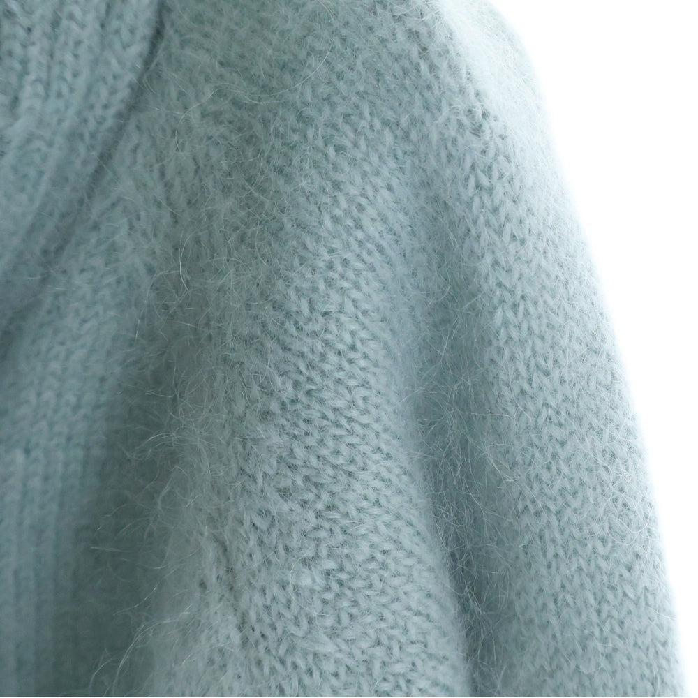SUBLATIONS(サブレーションズ) MOHAIR DOUBLE HIGH NECK P/O KNIT モヘア ダブル ハイネック プルオーバー ニット セーター ブルー S121227
