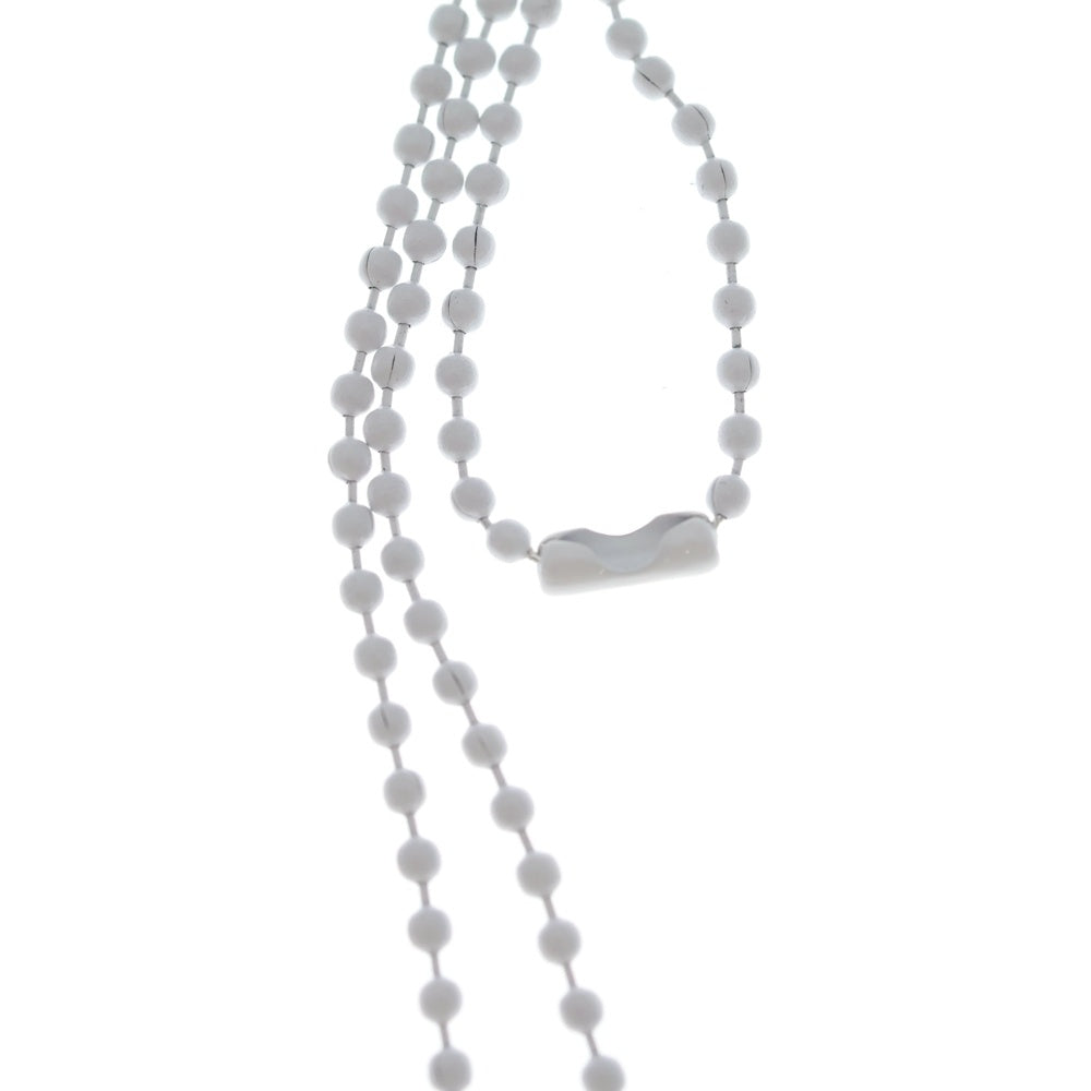CHROME HEARTS(クロムハーツ) RUBBER CH CRS BALL ラバークロスボール シリコンネックレス ホワイト