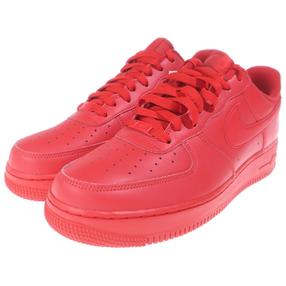 NIKE(ナイキ) AIR FORCE 1 LOW 07 LV8 1 UNIVERSITY RED エアフォース 1 07 エレベイト 1 ユニバーシティレッド ローカットスニーカー レッド US11.5/29.5cm CW6999-600