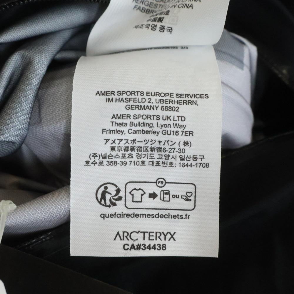 ARC'TERYX(アークテリクス) 23SS BETA JACKET GORE-TEX ベータ ゴアテックス ナイロンフーデッドジャケット ブラック X000005599-2223