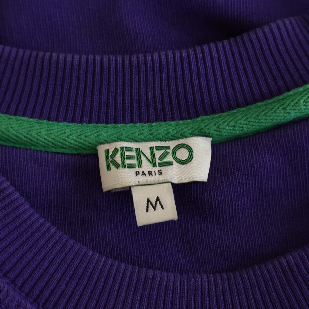 KENZO(ケンゾー) クラシックタイガー プルオーバークルーネックスウェットシャツ トレーナー パープル FA55SW0014XA