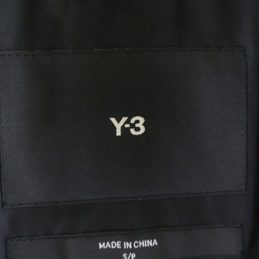 Y-3(ワイスリー) LETTERMAN JKT 袖切替 ロゴパッチ スタジャン レターマンジャケット ブラック IQ2133
