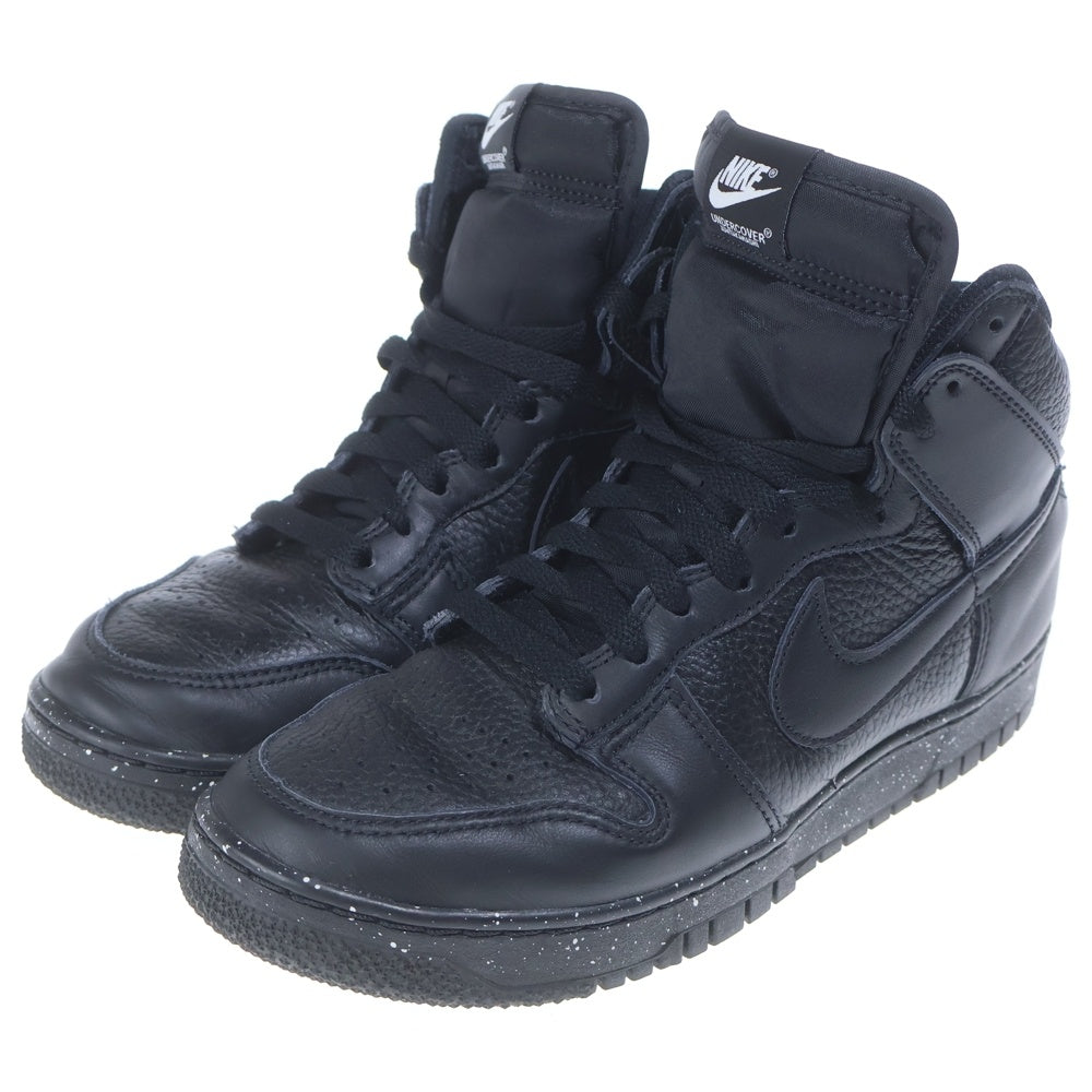 NIKE(ナイキ) ×UNDERCOVER DUNK HIGH CHAOS BLACK アンダーカバー ダンク カオス ハイカットスニーカー ブラック US7.5/25.5cm DQ4121-001