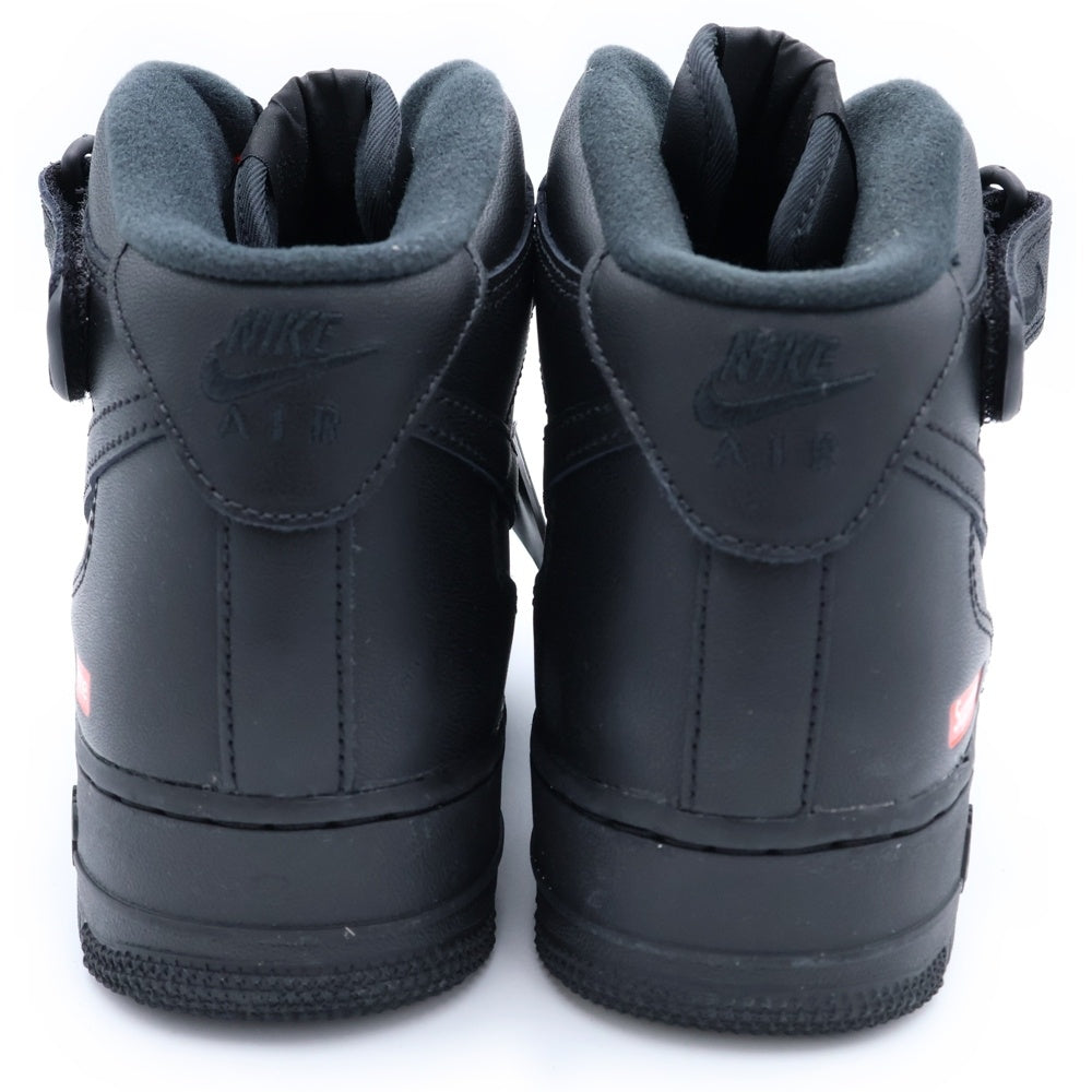 NIKE(ナイキ) ×SUPREME AIR FORCE 1 MID BLACK シュプリーム エアフォースワン ミッドカットスニーカー ブラック US9.5/27.5cm FZ8784-001