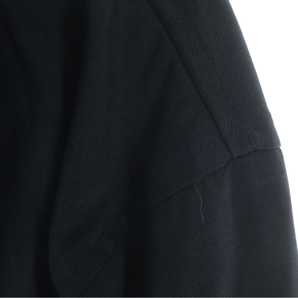 COMME des GARCONS HOMME(コムデギャルソンオム) 02AW AD2002 田中オム期 ステンカラージャケット ナイロンブルゾン ブラック HG-J073