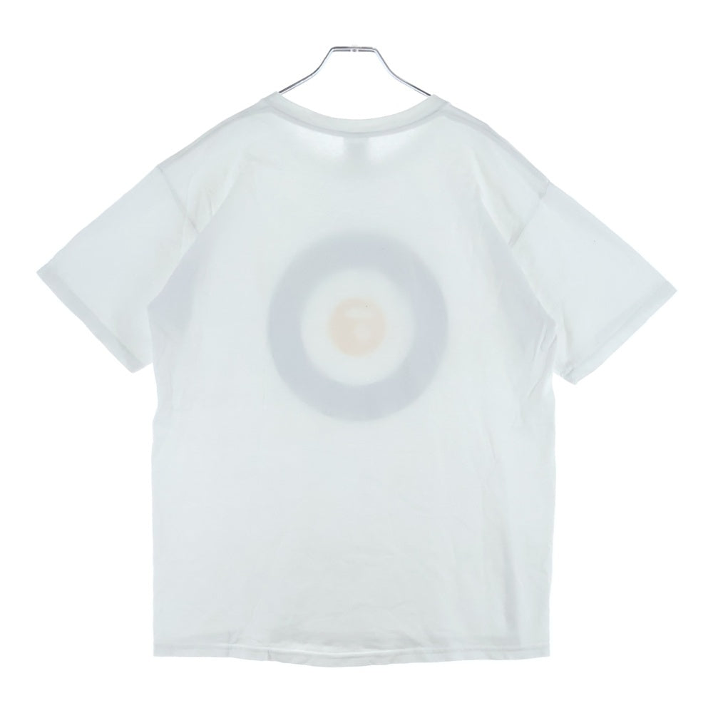 A BATHING APE(アベイシングエイプ) 90s VINTAGE ヴィンテージ ANVILボディ 初期モデル サークル猿顔プリント クルーネック半袖Tシャツ ホワイト