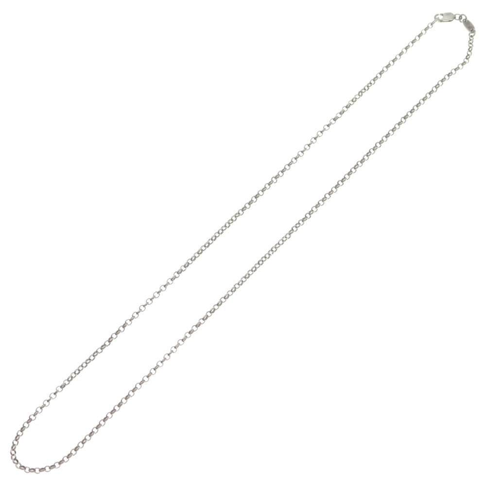 CHROME HEARTS(クロムハーツ) NECKCHAIN R18 ロールチェーンネックレス 18inch シルバー BCA083