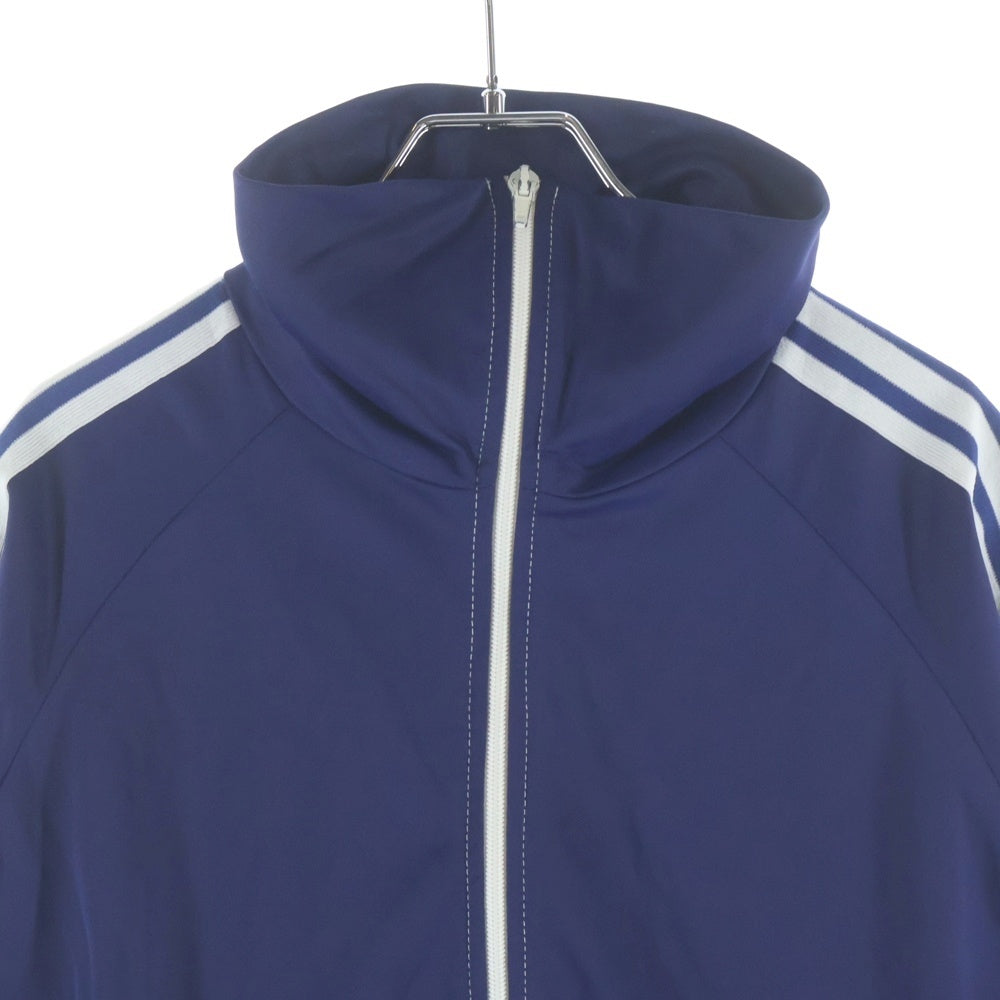 adidas(アディダス) 70S VINTAGE ユーロヴィンテージ トレフォイルロゴ 八の字ジップ ポリエステル トラックジャケット ジャージ ネイビー