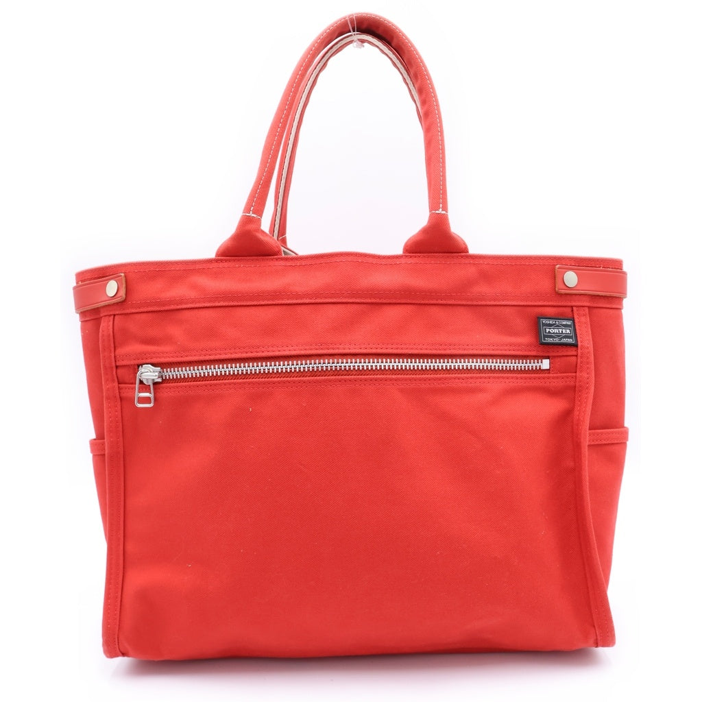 PORTER(ポーター) NAKED TOTE BAG ネイキッド コットンサージトートバッグ レッド 667-19469 レディース