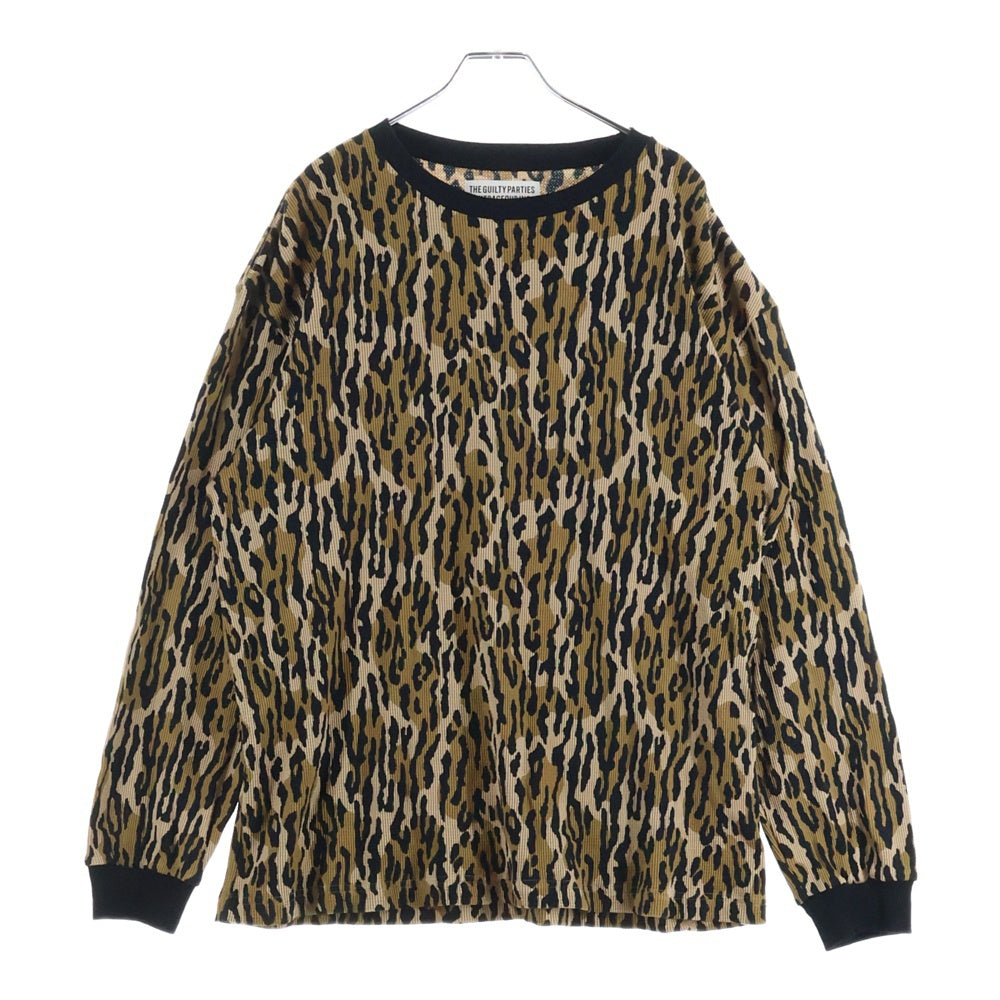 WACKO MARIA(ワコマリア) 22SS LEOPARD THERMAL SHIRT レオパード 