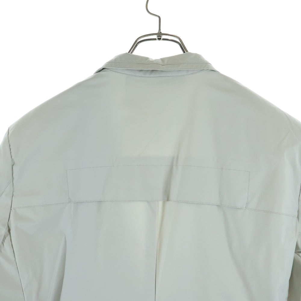 MICHEL KLEIN HOMME(ミッシェルクランオム) コットンライクストレッチ ナイロンテーラードジャケット グレー MNDDM-30430
