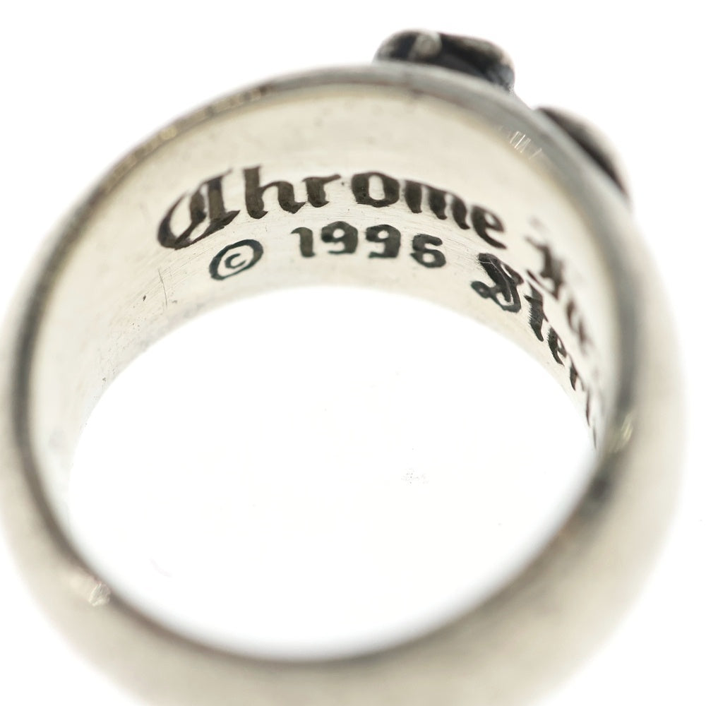 CHROME HEARTS(クロムハーツ) HEART IN BAND ハートインバンドリング シルバー