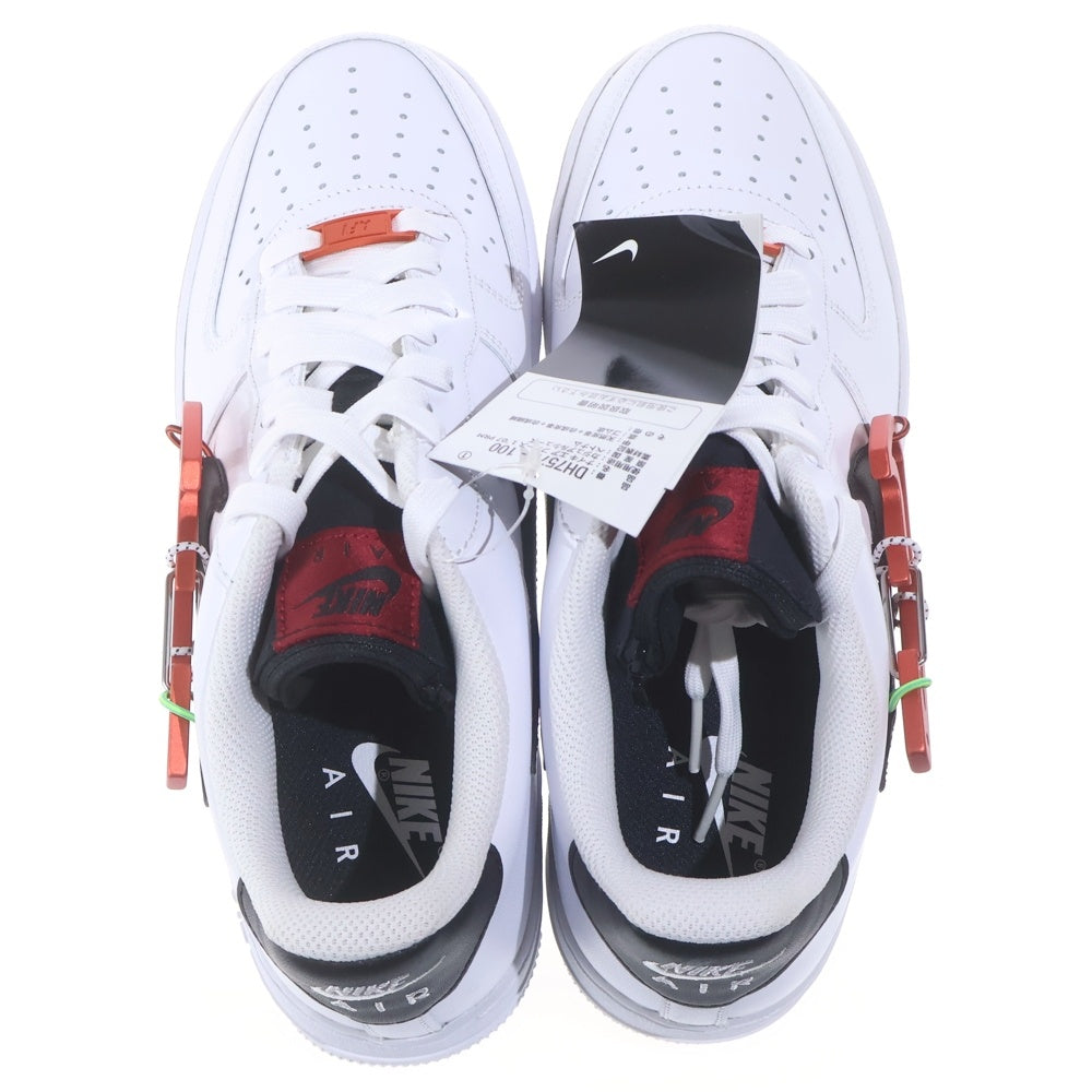 NIKE(ナイキ) AIR FORCE 1 LOW PRM KARABINER SWOOSH エアフォース1 カラビナ スウッシュ ローカットスニーカー ホワイト US9/27cm DH7579-100
