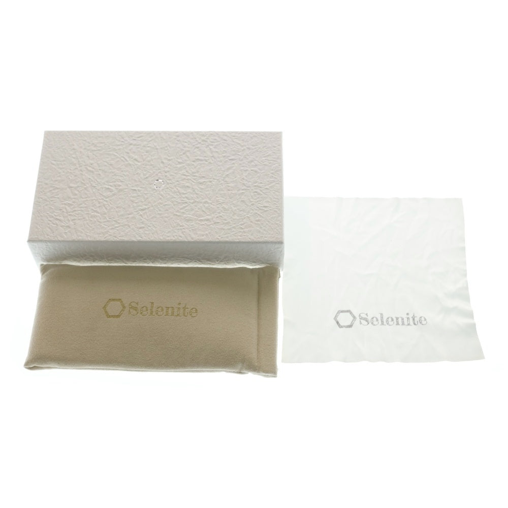 SELENITE(セレナイト) AMOR アモール 透明石膏 ウェリントンシェイプ サングラス アイウェア メガネ グレー 042/200