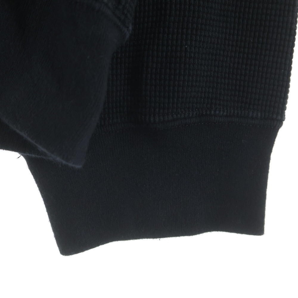 SUPREME(シュプリーム) 25SS Hooded Zip Up Thermal フーデット ジップアップ サーマル パーカー ブラック