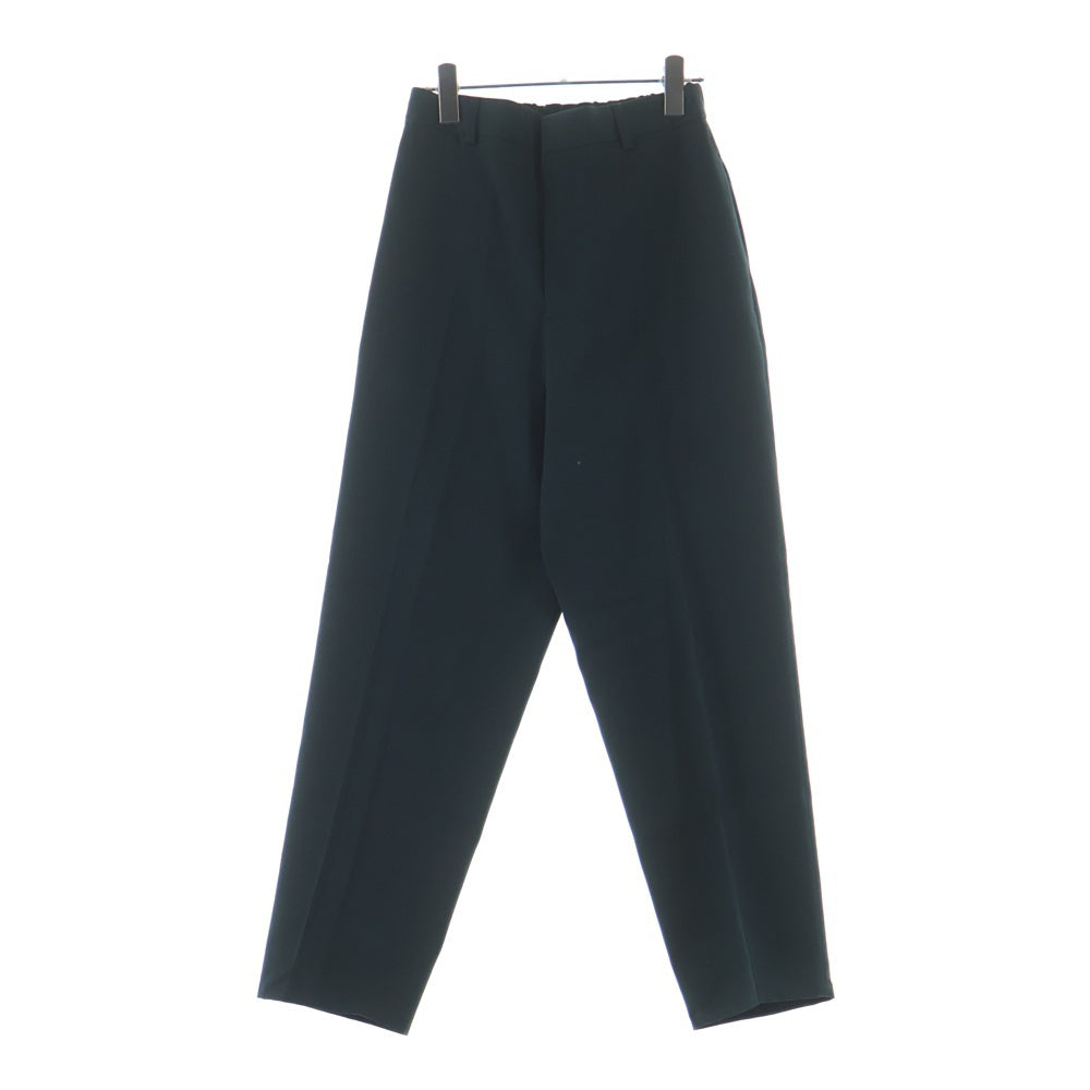 JIL SANDER(ジルサンダー) センタープレス ウール ジップアップ トラウザー ストレートパンツ グリーン JSMU310801MU20290021