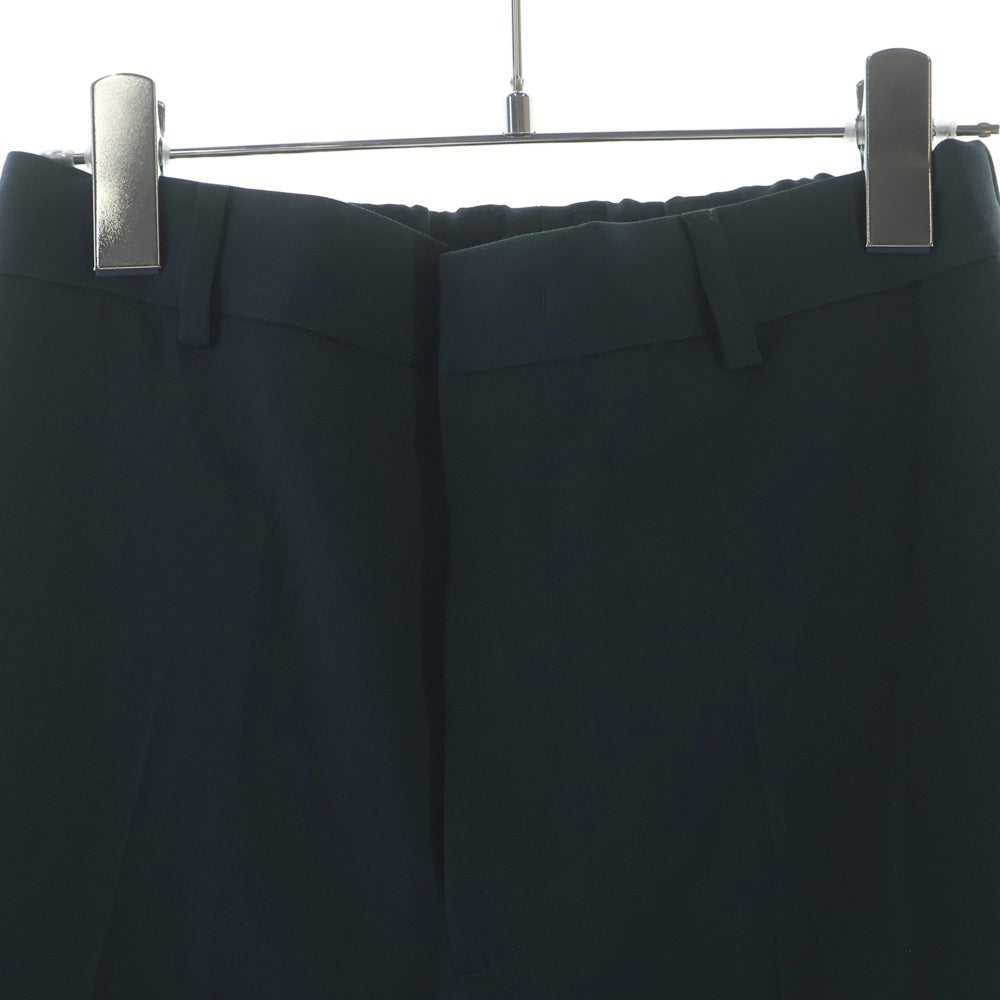 JIL SANDER(ジルサンダー) センタープレス ウール ジップアップ トラウザー ストレートパンツ グリーン JSMU310801MU20290021
