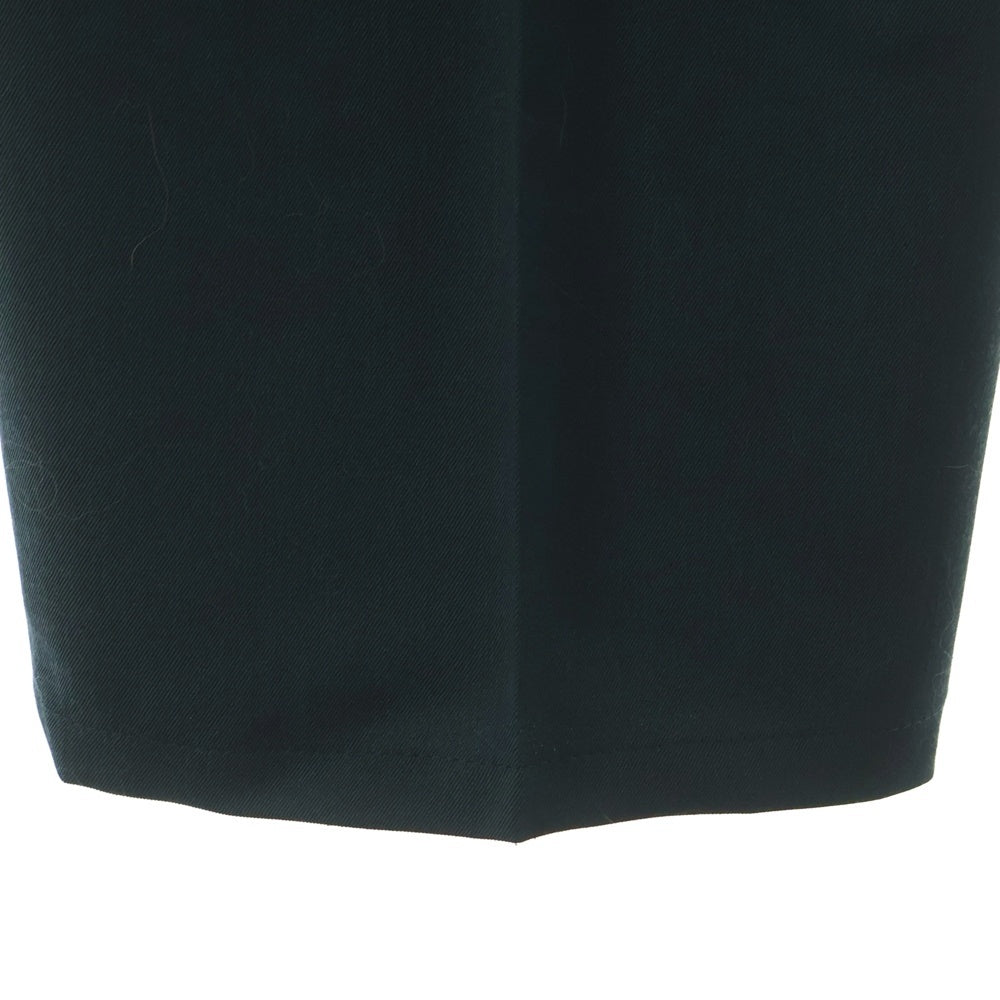 JIL SANDER(ジルサンダー) センタープレス ウール ジップアップ トラウザー ストレートパンツ グリーン JSMU310801MU20290021