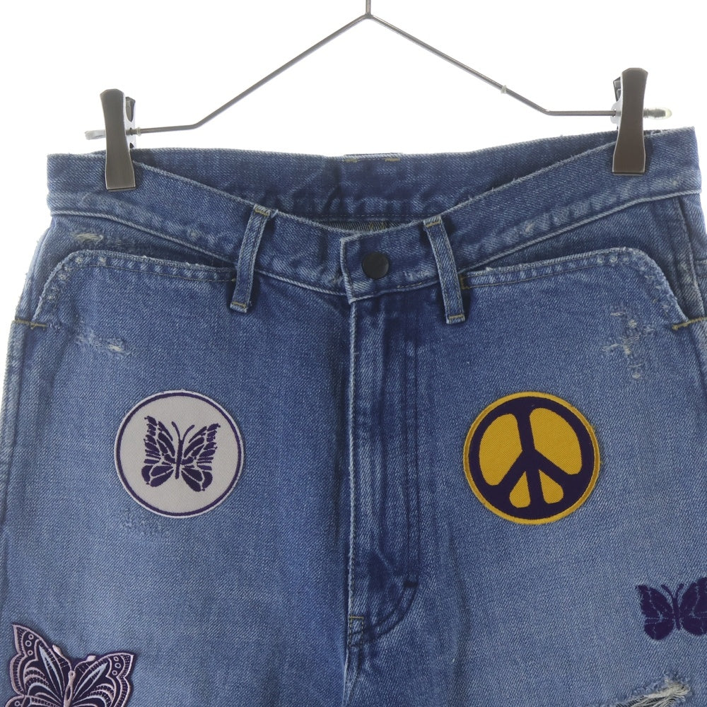 Needles(ニードルス) Assorted Patches アソートパッチ デニムパンツ インディゴ KP139