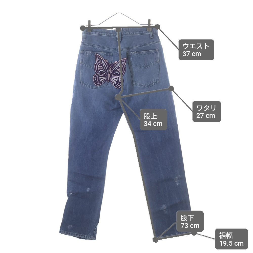Needles(ニードルス) Assorted Patches アソートパッチ デニムパンツ インディゴ KP139