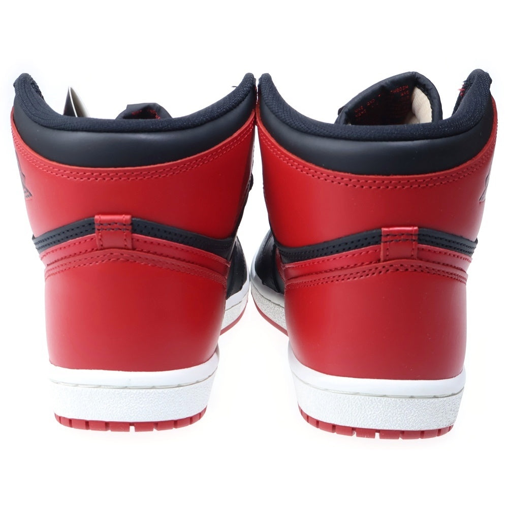 NIKE(ナイキ) AIR JORDAN 1 HIGH 85 BRED エアジョーダン 1 85 ブレッド ハイカットスニーカー ブラック/レッド US9/27cm HV6674-067