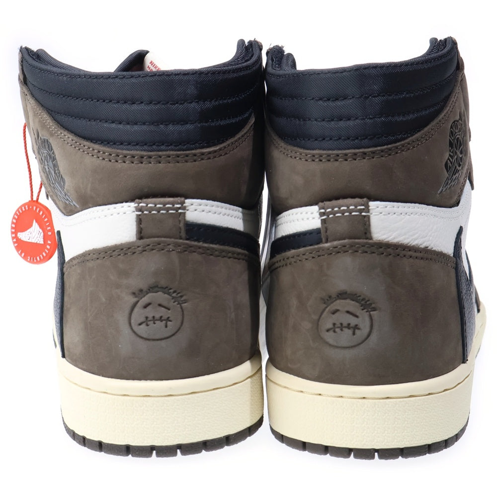 NIKE(ナイキ) ×TRAVIS SCOTT AIR JORDAN 1 RETRO HIGH OG TS SP トラヴィススコット エアジョーダン 1 レトロ ハイカットスニーカー US9/27cm CD4487-100
