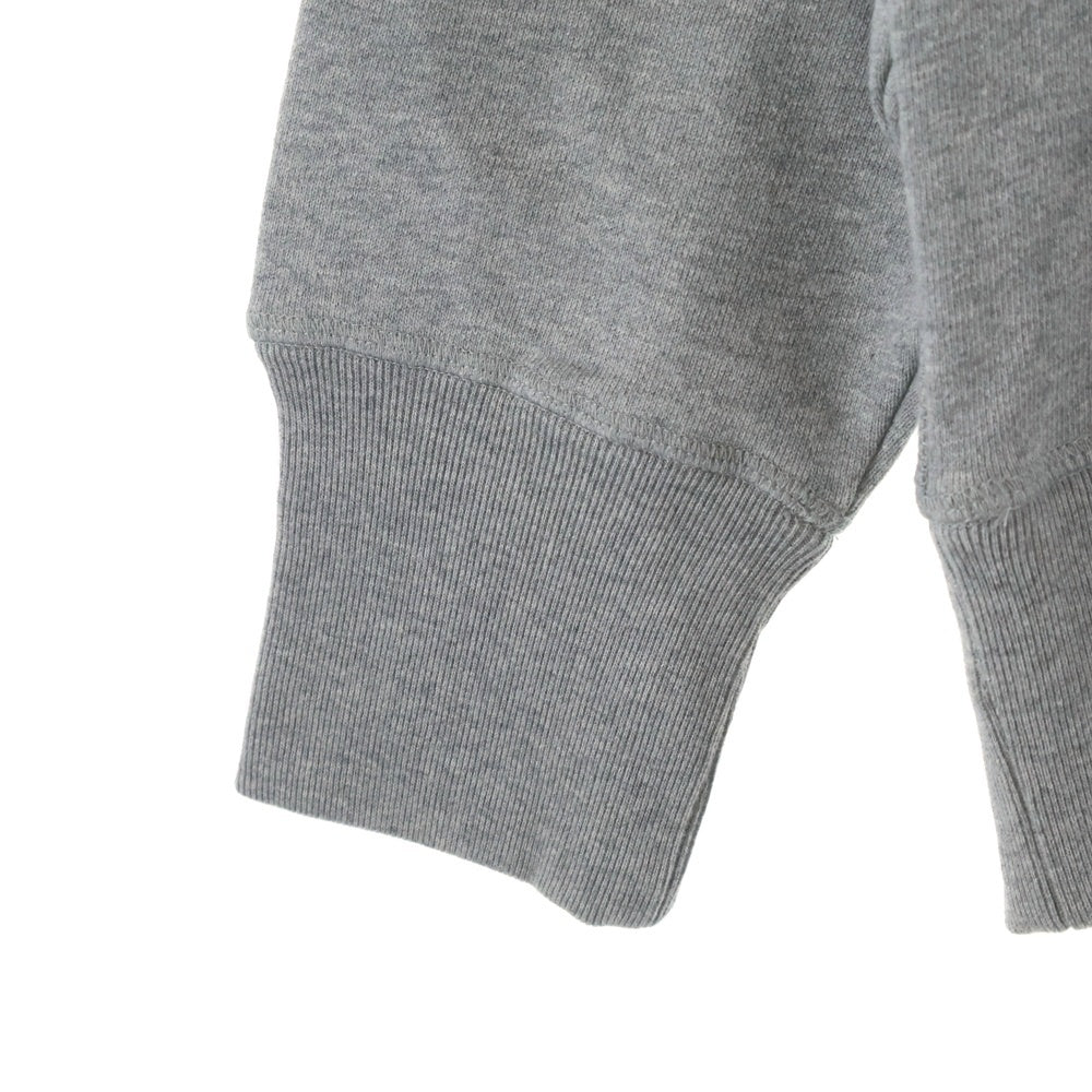 SAPEur(サプール) NAVAL CREW NECK フロントカレッジロゴ クルーネックスウェットトレーナー グレー A0025-415