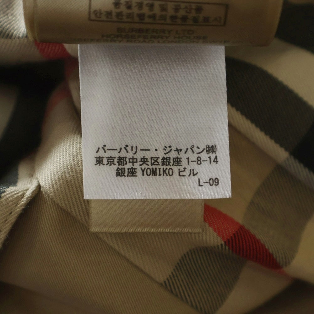 BURBERRY(バーバリー) THE SANDRINGHAM GBBURLIMCAS サンドリンガム 裏地ノバチェック エポレット ダブルボタン ロング トレンチコート ベージュ レディース 3900455
