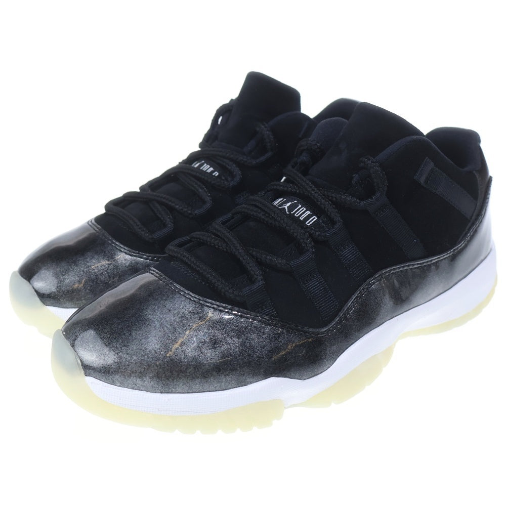 NIKE(ナイキ) AIR JORDAN 11 RETRO LOW BARONS エアジョーダン11 レトロ バロンズ ローカットスニーカー ブラック/ホワイト US8/26cm 528895-010