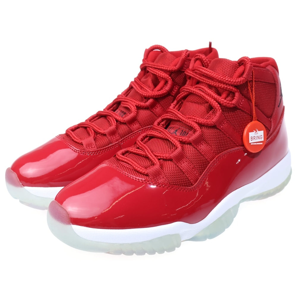 NIKE(ナイキ) AIR JORDAN 11 RETRO WIN LIKE 96 エアジョーダン レトロ ウィンライク96 ハイカットスニーカー レッド/ホワイト US8/26cm 378037-623