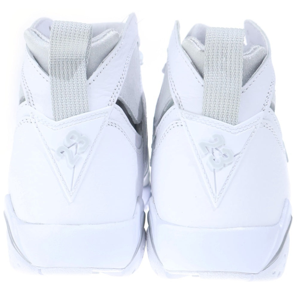 NIKE(ナイキ) AIR JORDAN 7 RETRO PURE PLATINUM エアジョーダン7 レトロ ピュアプラチナム ハイカットスニーカー ホワイト/シルバー US8/26cm 304775-120