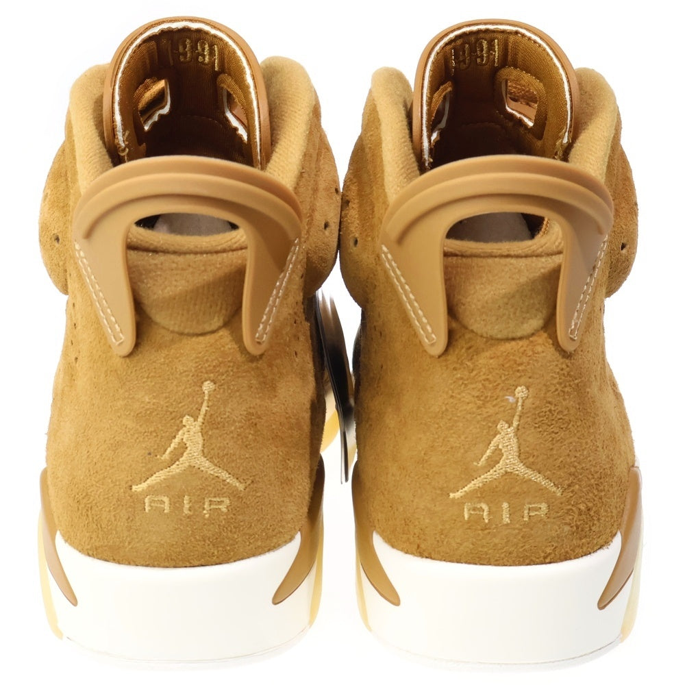 NIKE(ナイキ) AIR JORDAN 6 RETRO WHEAT エアジョーダン6 レトロ ウィート ハイカットスニーカー ブラウン US8/26cm 384664-705