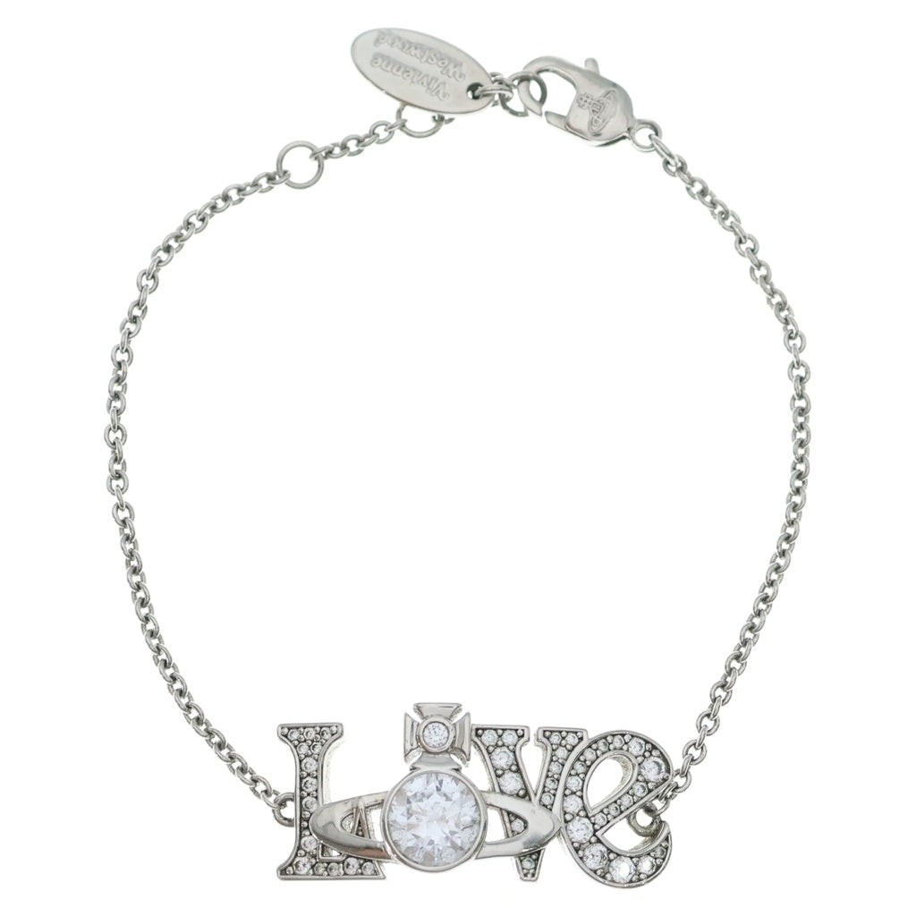 Vivienne Westwood(ヴィヴィアンウエストウッド) RODERICA SMALL BRACELET LOVEオーブ ロデリカスモールブレスレット シルバー 12-50-942176-00 レディース