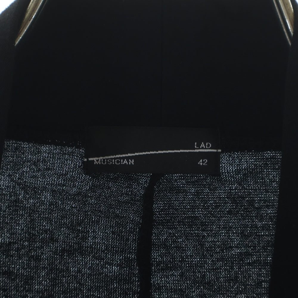 LAD MUSICIAN(ラッドミュージシャン) 24AW KIMONO CARDIGAN キモノ コットンカーディガン ブラック 2224-604