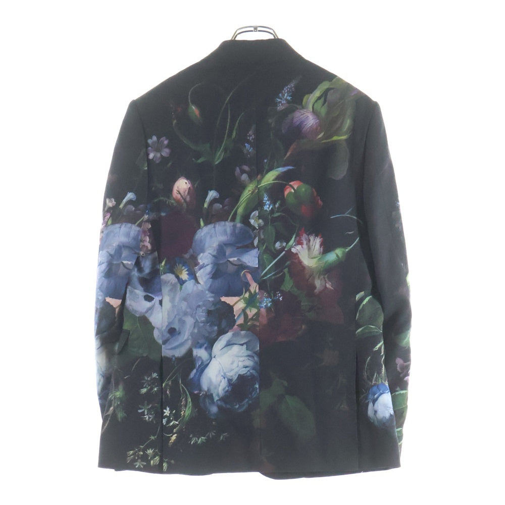LAD MUSICIAN(ラッドミュージシャン) 19AW STANDARD 1B JACKET スタンダード 花柄 シングルテーラードジャケット ブラック 2219-311