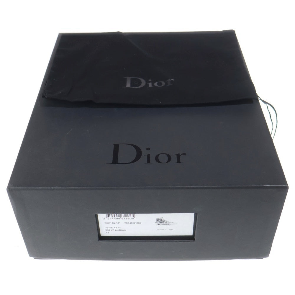 DIOR(ディオール) B23 オブリーク レースアップ ハイカットスニーカー ホワイト 3SH118YJP