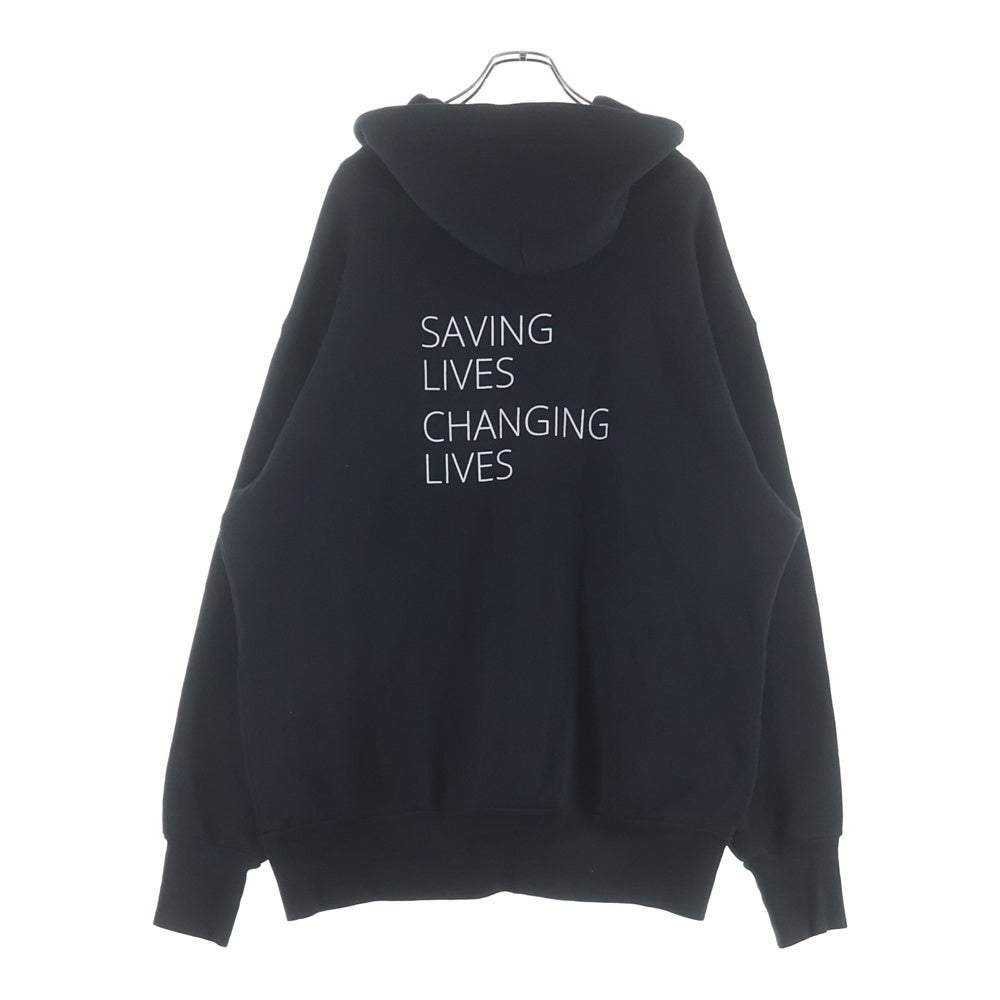 BALENCIAGA(バレンシアガ) 18AW WFP Hoodie WFPロゴプリント プルオーバーフーディー パーカー ブラック 541870 TCV34