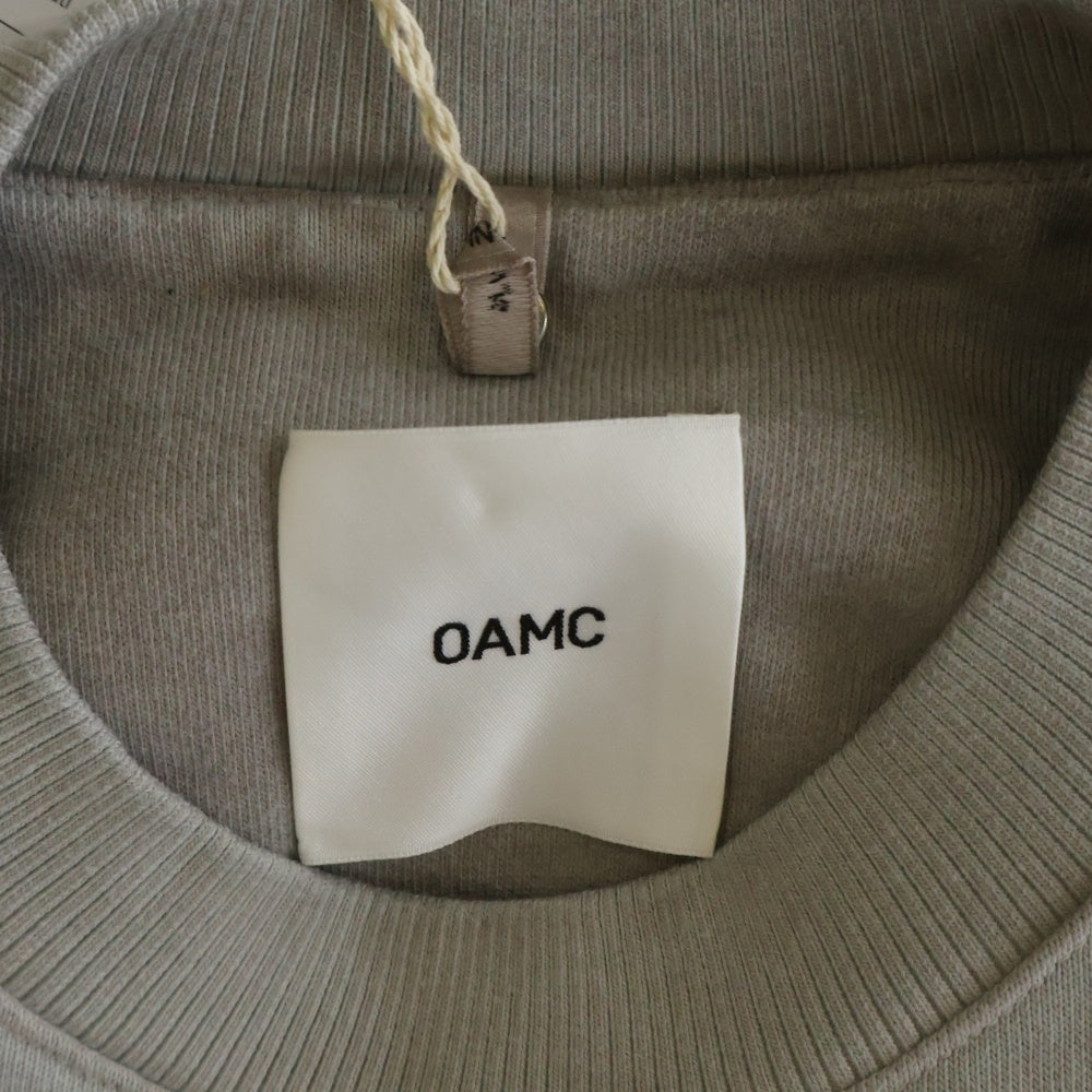 OAMC(オーエーエムシー) アイプリント ノースリーブスウェットカットソー グレー OAMQ703485