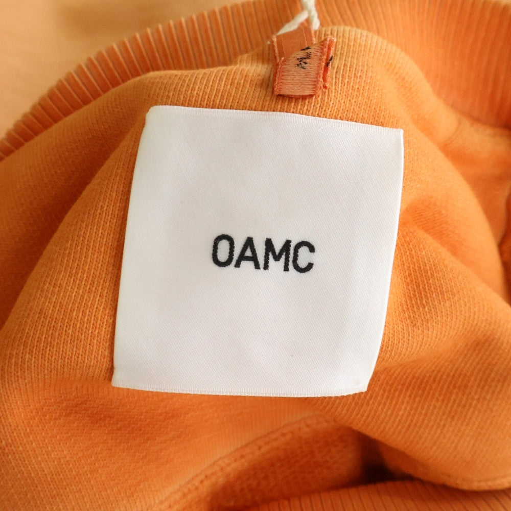 OAMC(オーエーエムシー) アイプリント ノースリーブスウェットカットソー オレンジ OAMQ703485