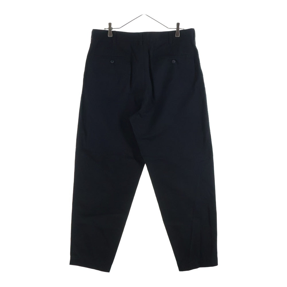 COMME des GARCONS HOMME(コムデギャルソンオム) 21SS AD2020 コットンクロップド ジップフライ テーパードパンツ ブラック HG-P014