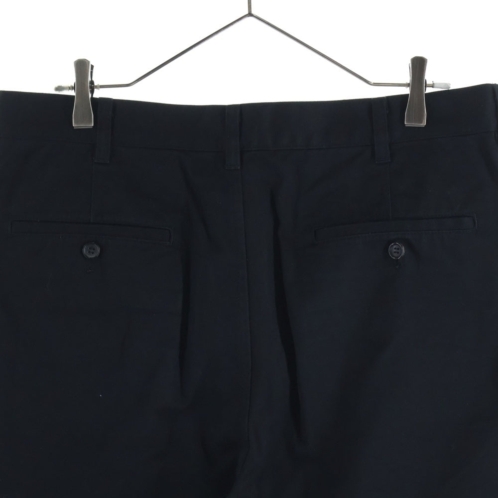 COMME des GARCONS HOMME(コムデギャルソンオム) 21SS AD2020 コットンクロップド ジップフライ テーパードパンツ ブラック HG-P014
